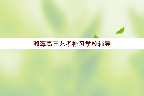 湘潭高三艺考补习学校辅导机构排名一览表如何查询？2025年最新TOP10榜单、择校标准与备考全指南