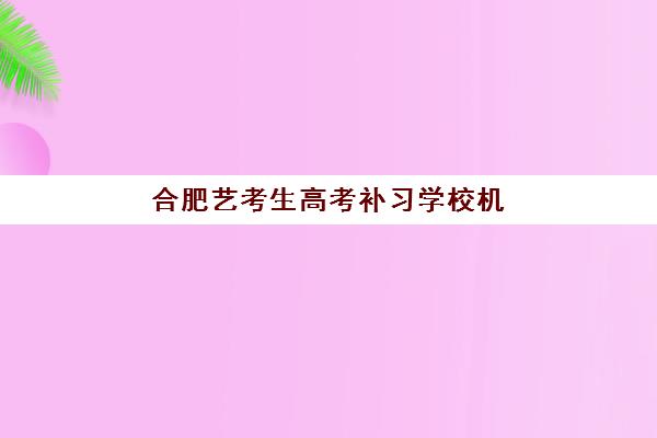 合肥艺考生高考补习学校机构发展指数TOP5如何查询？2025年权威榜单、各校特色与科学择校指南全解析