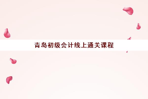 青岛初级会计线上通关课程自带文具还是发文具？2025年最新课程福利、学习用品准备全攻略