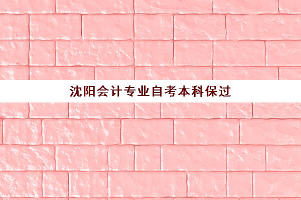 沈阳会计专业自考本科保过课程辅导机构排名榜前十名如何选?2025年最新榜单、课程对比与择校指南 沈阳会计专业自考本科保过课程辅导机构排名榜前十名如何选?2025年最新榜单、课程对比与择校指南