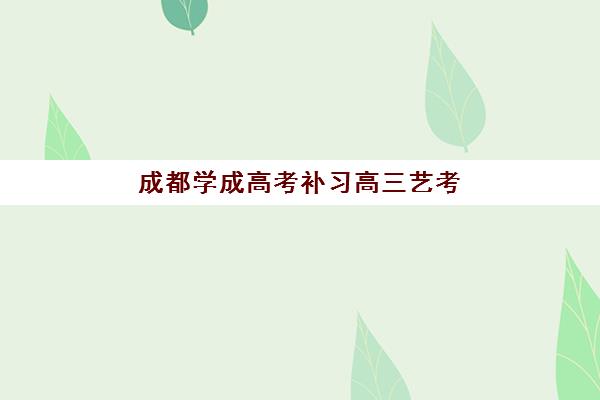 成都学成高考补习高三艺考生文化培训班费用一般多少钱？2025年收费标准全面解析与高性价比班型选择指南