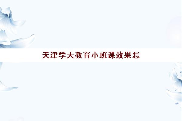 天津学大教育小班课效果怎么样？2025年课程特色、师资实力与学员真实反馈全解析