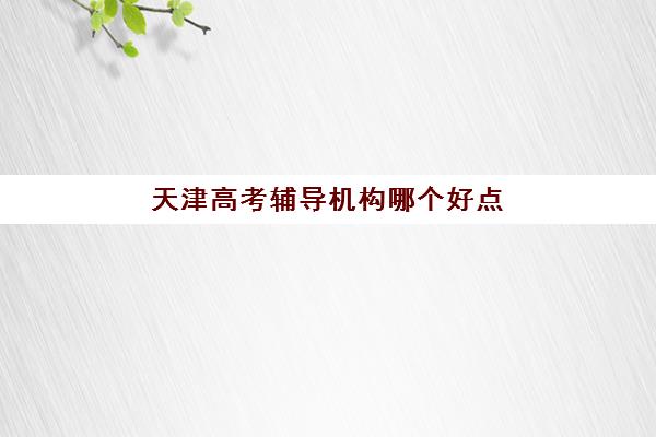 天津高考辅导机构哪个好点？学大教育师资团队与个性化教学方案深度解析