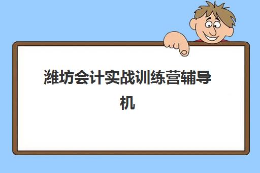 潍坊会计实战训练营辅导机构有哪些学校好？2025年最新权威榜单、择校策略与成功案例全解析