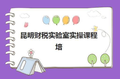 昆明财税实验室实操课程培训机构哪个更好一点？2025年权威排名、课程特色、师资对比与择校全攻略