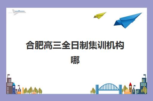 合肥高三全日制集训机构哪家好？2025年十大机构特色解析与择校指南