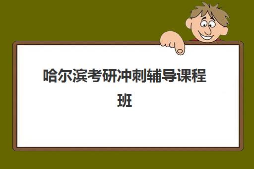 哈尔滨考研冲刺辅导课程班哪个机构好一点啊？2025年最新机构对比与选择全攻略