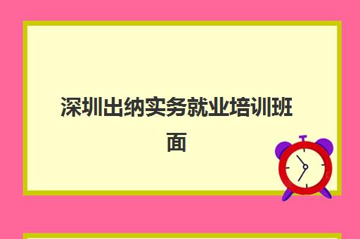 深圳出纳实务就业培训班面试培训机构哪家好？2025年最新机构对比与面试成功指南
