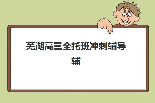 芜湖高三全托班冲刺辅导辅导机构哪家强些啊？2025年最新排名、择校指南与成功案例解析