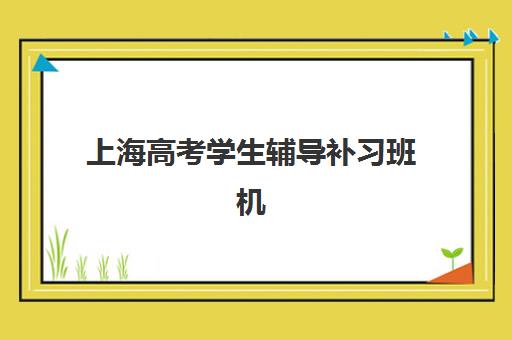 上海高考学生辅导补习班机构哪家好实力排名？2025年十大权威机构榜单、择校指南与费用解析全攻略
