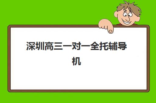 深圳高三一对一全托辅导机构哪家实力更强？2025年十大顶尖机构深度评测与择校指南
