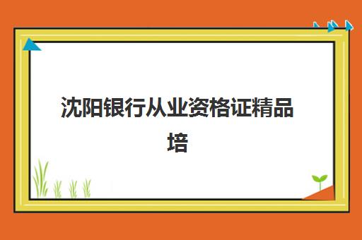 沈阳银行从业资格证精品培训课程封闭式集训营怎么样？2025年课程深度评测、选择指南与报读全流程解析