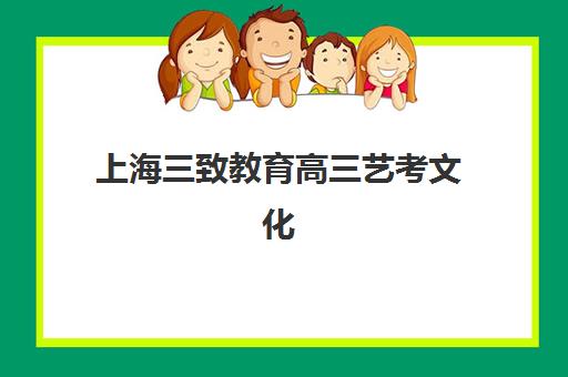 上海三致教育高三艺考文化课补习学校价格多少钱？2025年收费标准与高性价比报读全指南