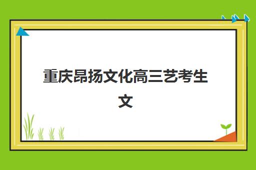 重庆昂扬文化高三艺考生文化课集训班怎么收费？2025年收费标准详解与高性价比报读指南