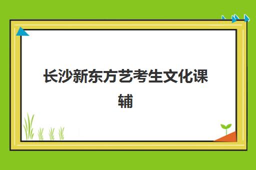 长沙新东方艺考生文化课辅导补习机构学费贵吗？2025年收费标准与班型性价比全解析