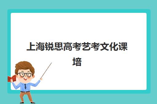 上海锐思高考艺考文化课培训机构价格多少钱？2025年收费价目表与高性价比报班全攻略