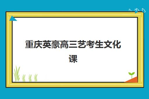 重庆英豪高三艺考生文化课培训机构收费价目表如何查询？2025年收费标准全面解析与高性价比报读选择指南
