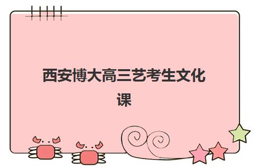 西安博大高三艺考生文化课集训班收费标准一览表如何查询？2025年收费详情全面解析与高性价比报读指南