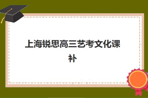 上海锐思高三艺考文化课补习学校费用多少？徐汇校区收费详情与报读指南